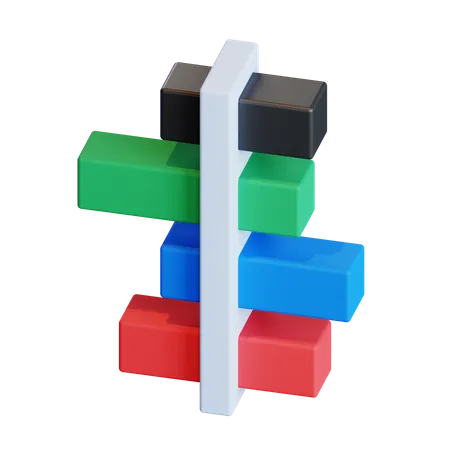 Gantt Chart Icon  3D Icon