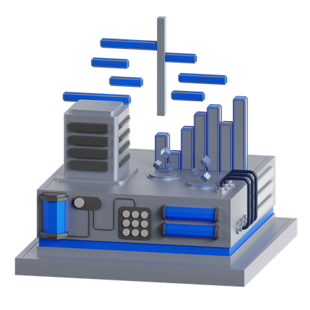 Gantt-Diagramm  3D Icon