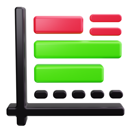 Gantt-Diagramm  3D Icon