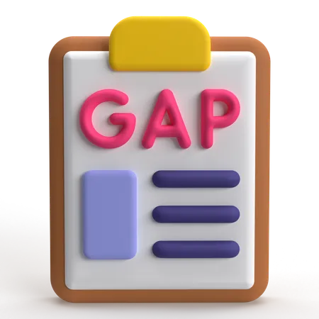 Gap  3D Icon