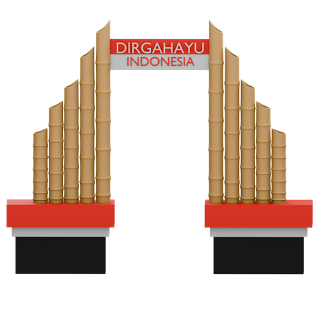 ゲート  3D Icon