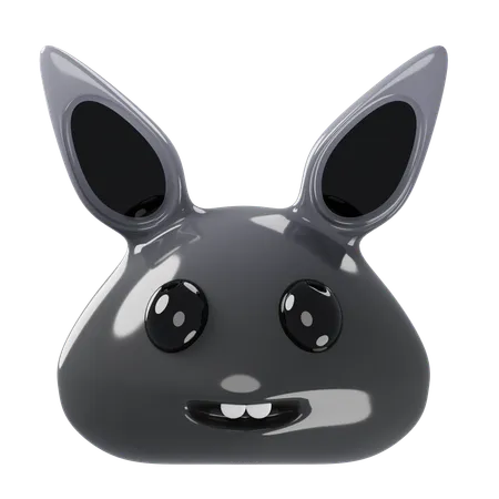 Garabato de conejo  3D Icon