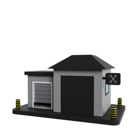 Garage  3D Icon
