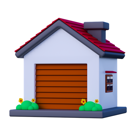 Garage  3D Icon