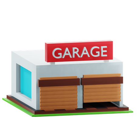 Garage  3D Icon