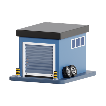 Garage  3D Icon