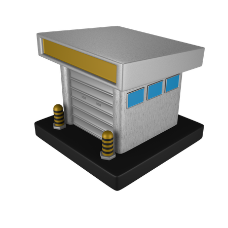 Garage  3D Icon