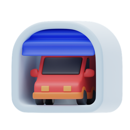 Garage  3D Icon