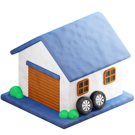 Garage  3D Icon