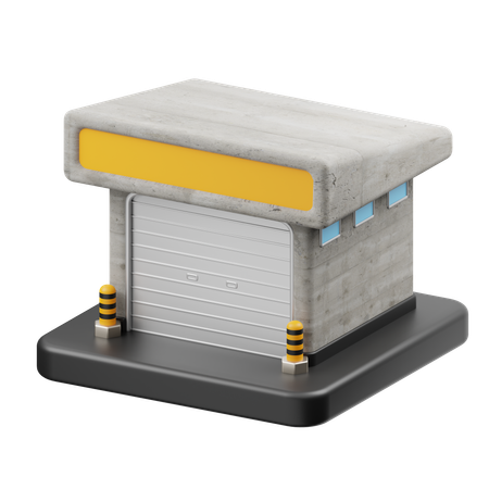 Garage  3D Icon