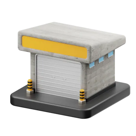 Garage  3D Icon