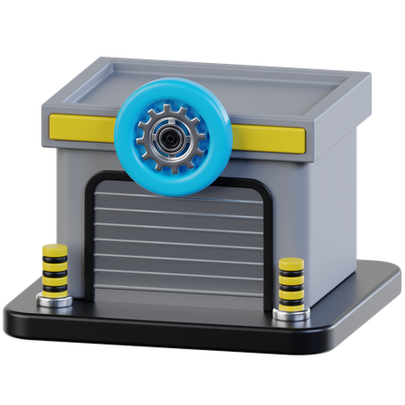 Garage  3D Icon