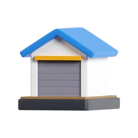 Garage  3D Icon