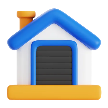 Garage 3D Icon