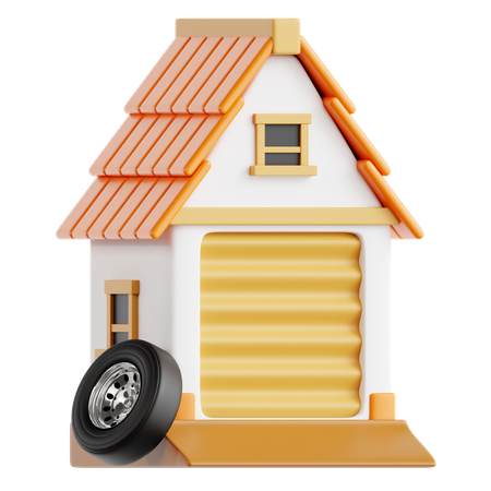 Garagem  3D Icon