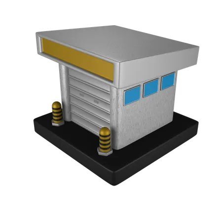 Garagem  3D Icon