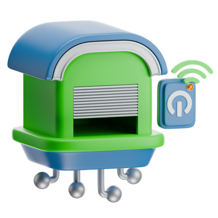 Garaje inteligente  3D Icon