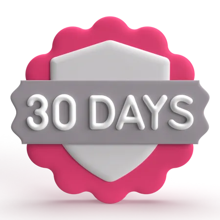 Garantía de 30 días  3D Icon