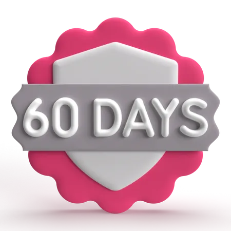 Garantía de 60 días  3D Icon