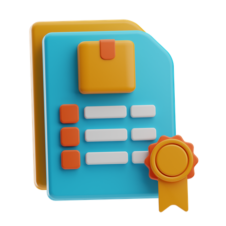 Garantizar  3D Icon