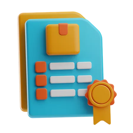 Garantizar  3D Icon