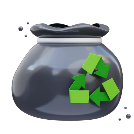 Garbage Bags  3D Icon