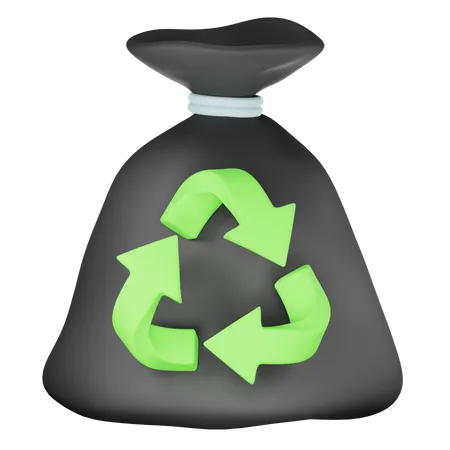 Garbage Bags  3D Icon