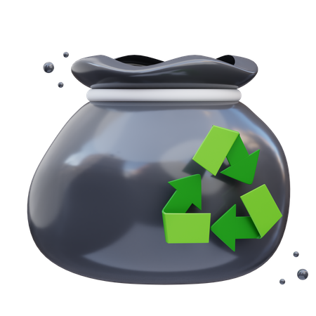 Garbage Bags 3D Icon