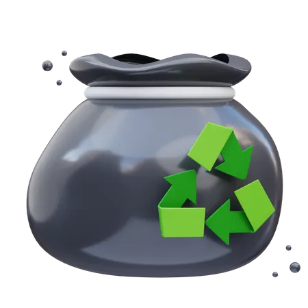Garbage Bags 3D Icon