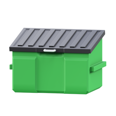 Garbage Bin  3D Icon