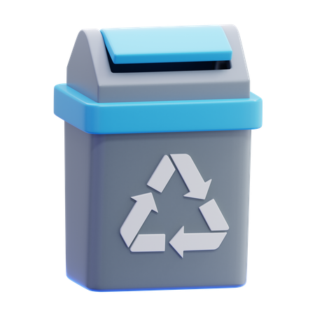 Garbage Bin  3D Icon