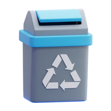 Garbage Bin  3D Icon