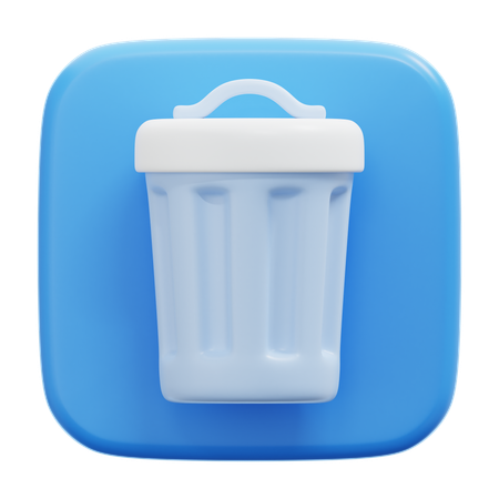 Garbage Bin  3D Icon