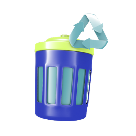 Garbage bin  3D Icon