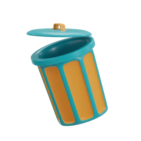 Garbage Can  3D Icon