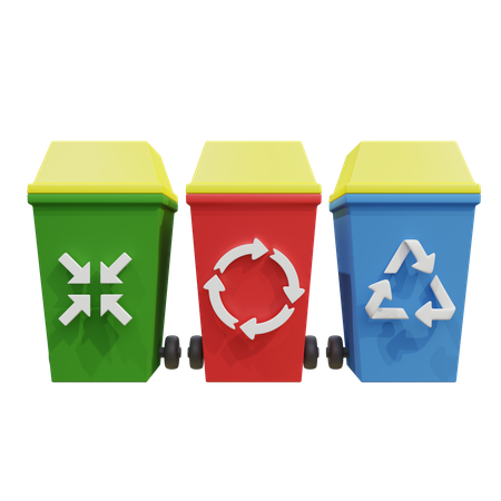 Garbage Can  3D Icon