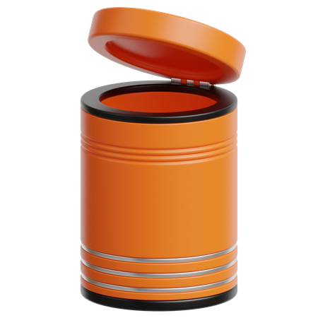 Garbage Can  3D Icon