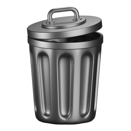 Garbage Can  3D Icon