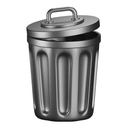 Garbage Can  3D Icon