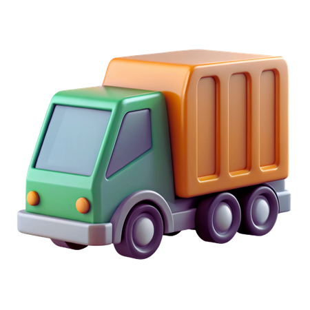 Garbage Truck  3D Icon