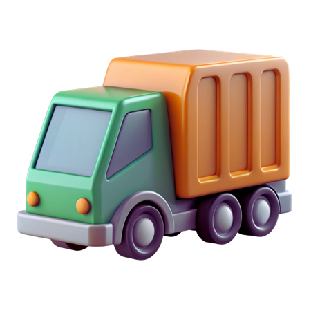 Garbage Truck  3D Icon