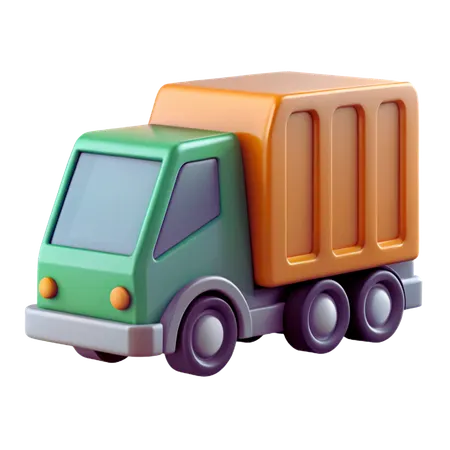 Garbage Truck  3D Icon