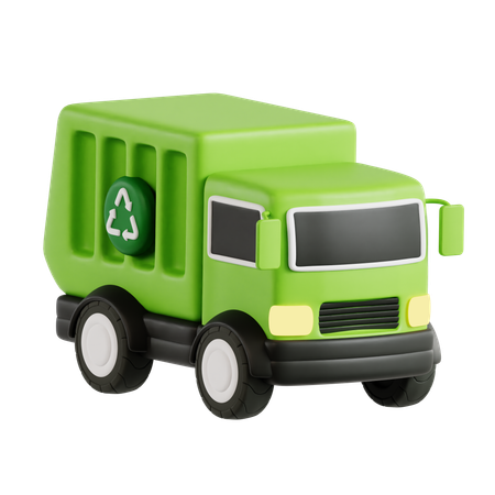 Garbage truck  3D Icon