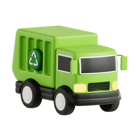 Garbage truck  3D Icon