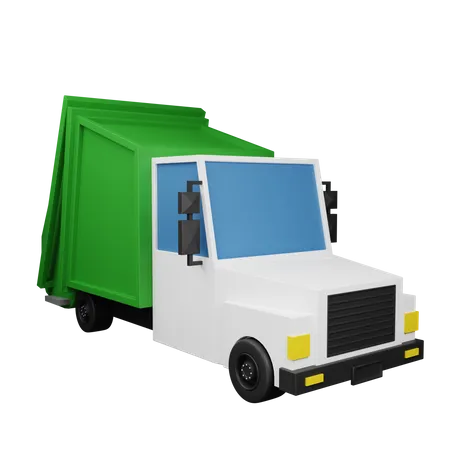 Garbage Truck  3D Icon