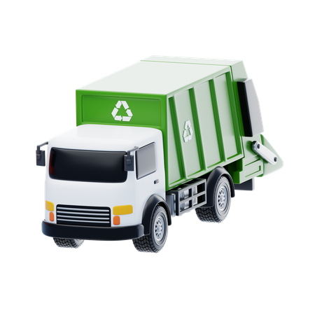 Garbage Truck  3D Icon