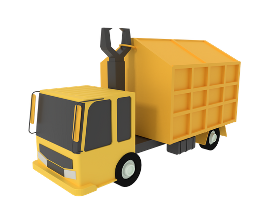 Garbage Truck  3D Icon