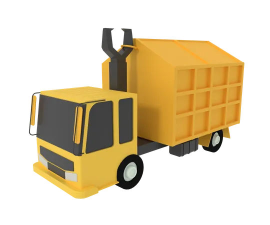 Garbage Truck  3D Icon