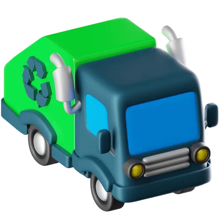 Garbage Truck  3D Icon