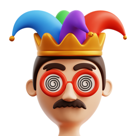 Garçon clown  3D Icon
